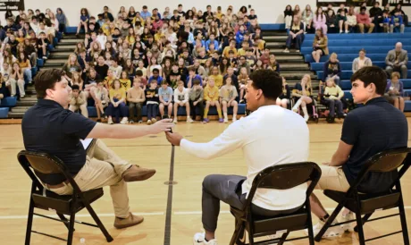 A World Series of messages, ideas Monday at Mountaineer Middle